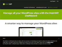 Tablet Screenshot of mainwp.com